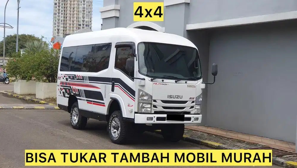 (4X4)ISUZU ELF MINIBUS NLR 4x4 2019 (NIK 2018)