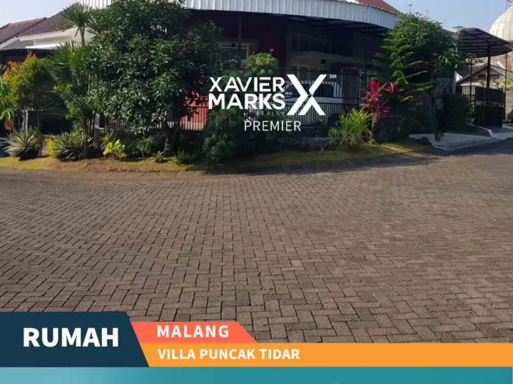 Dijual Rumah Hook Dekat Ma Chung di Villa Puncak Tidar Malang