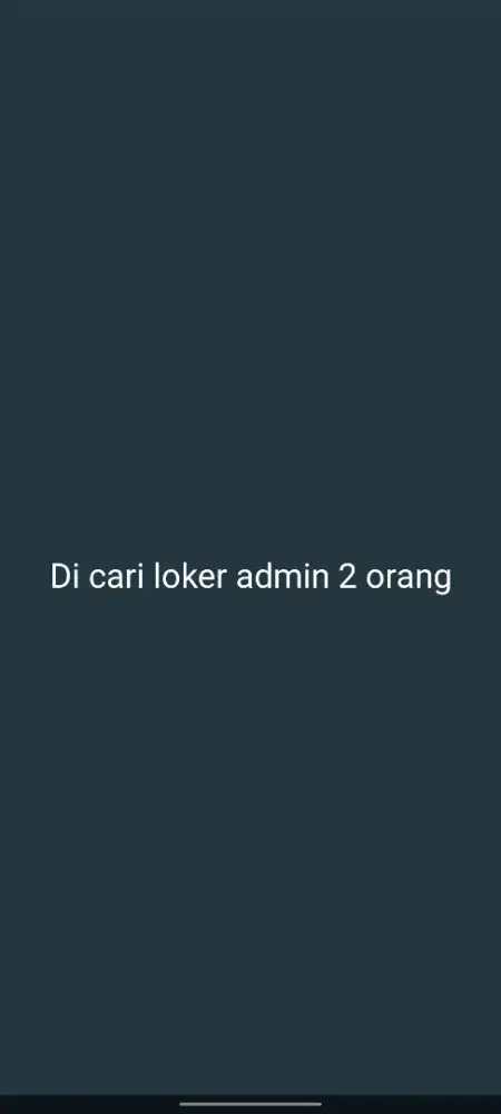 Di cari 2 admin