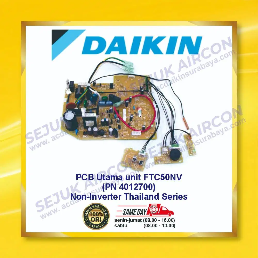 MODUL PCB UTAMA AC DAIKIN FTC50NV ORIGINAL (P/N 4012700)