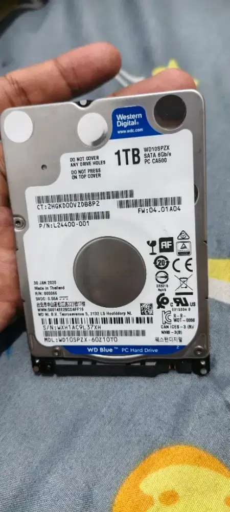 hardisk internal laptop 1tb wdc