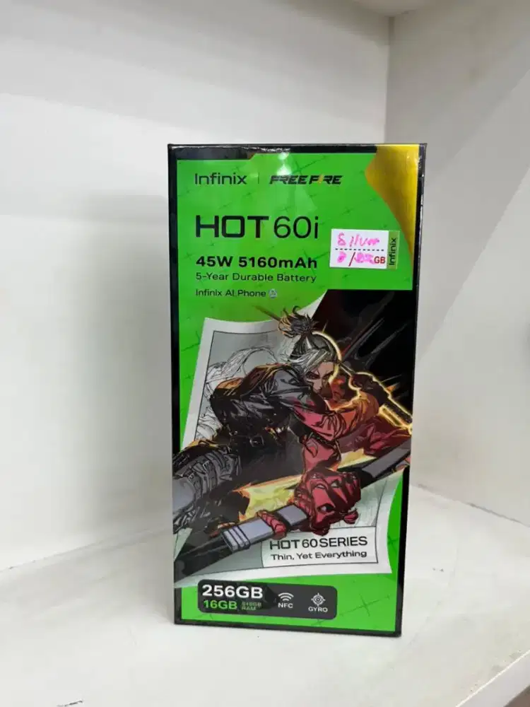 INFINIX HOT60i 8/256 NEW SEGEL