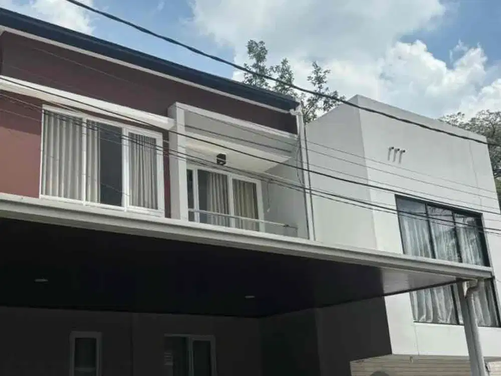 Kotamadya Bandung Rumah Keren Modern Terawat dan Baru di Dalam Cluster