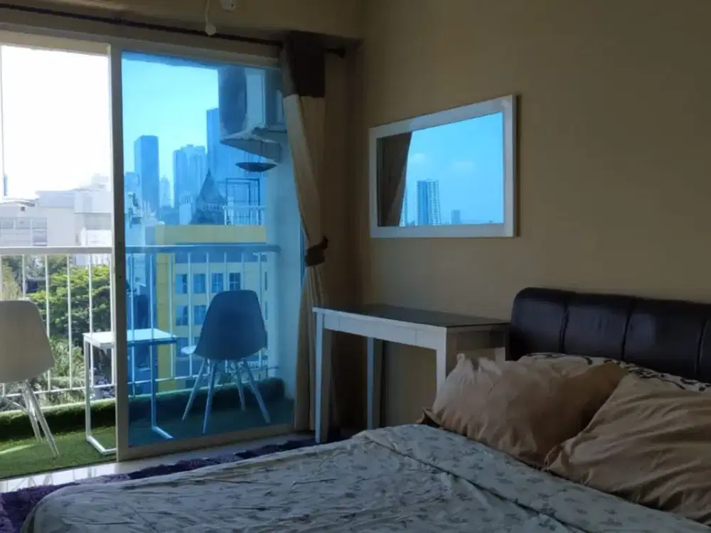 JUAL MURAH APARTEMEN PUNCAK BUKIT GOLF STUDIO FULL FURNISHED DOUBEL VIEW CITY GOLF SURABAYA BARAT