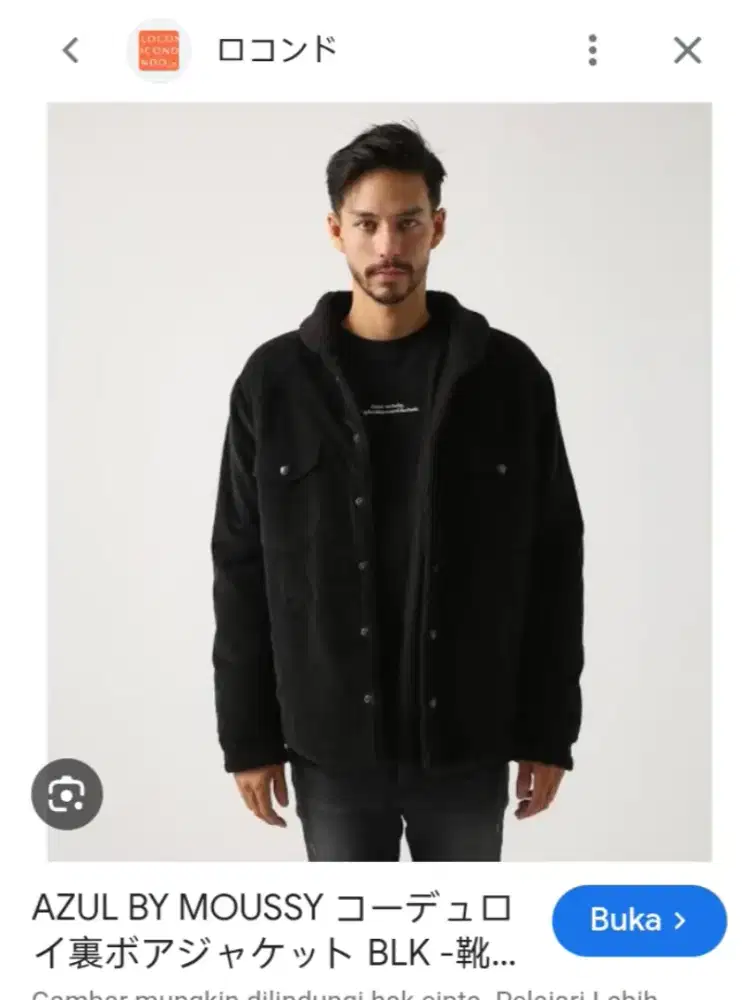 Jaket vintage cordury zerpa AZUS size M