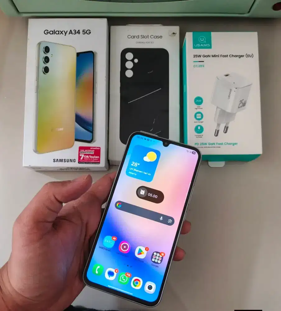 Samsung Galaxy A34 5G Fullset Original