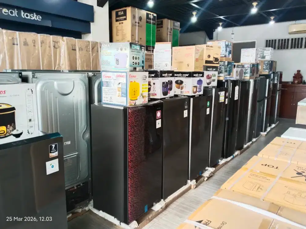 Kulkas Bergaransi. Cicilan tanpa DP, Syarat Cukup KTP saja