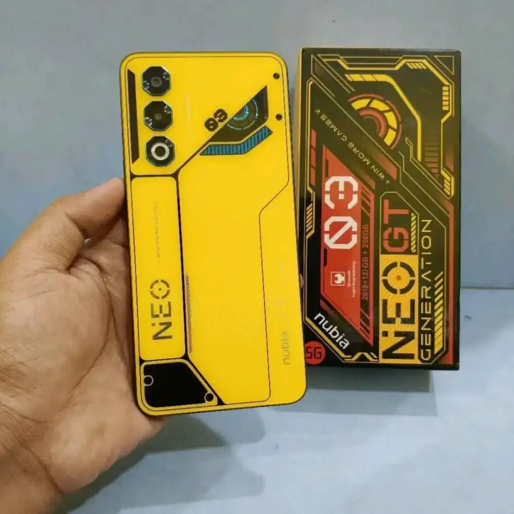 NUBIA NEO 3 5G GT Fullset ori (8+12/256gb) hp gaming