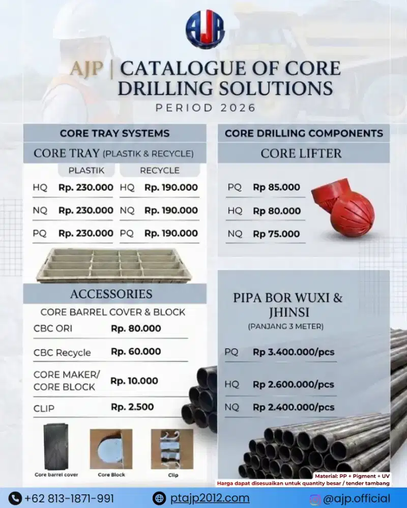 CORE BOX / CORETRAY TAMBANG