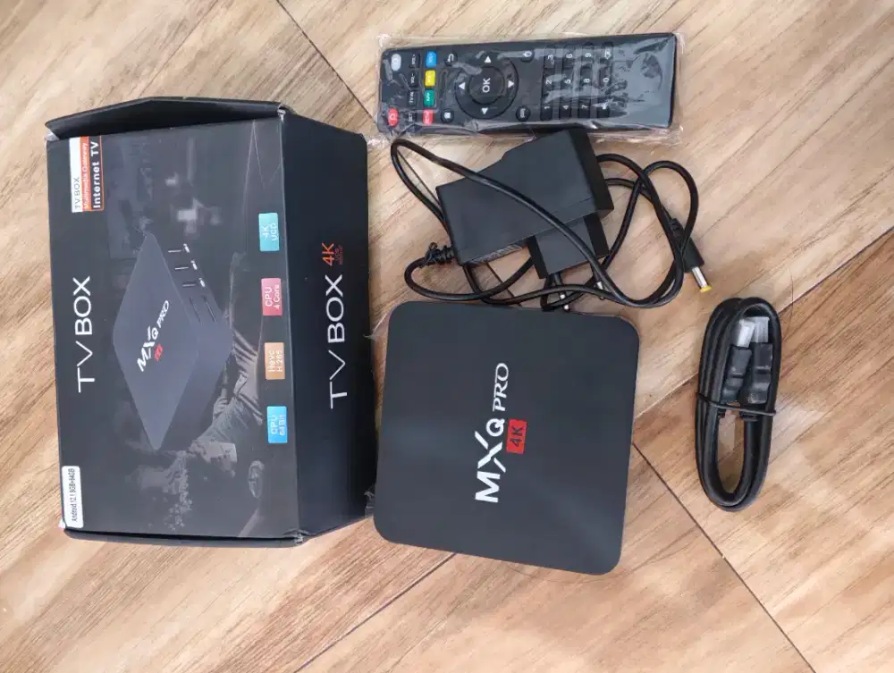 Jual STB android murah 8/64 merk MXq 4k pro ..minus