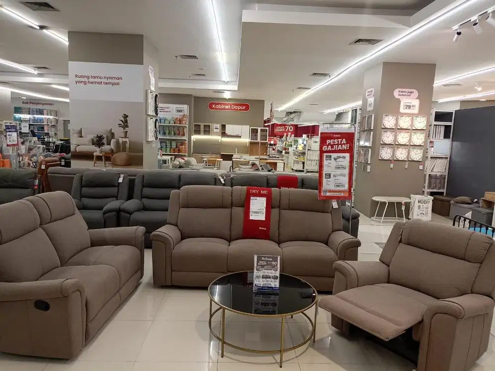 SET SOFA RECLINER
