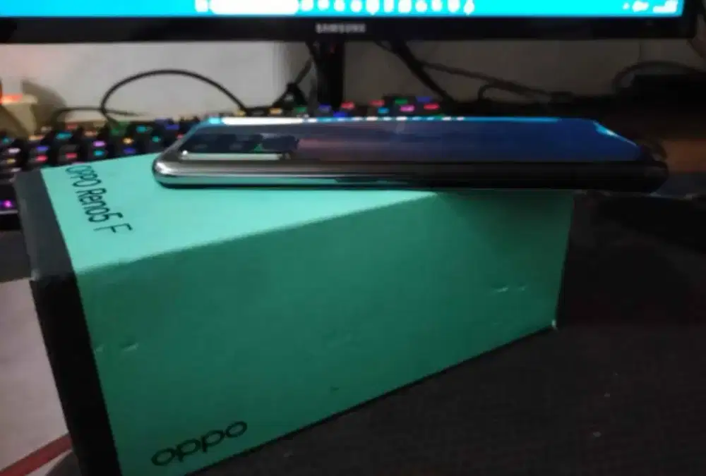 OPPO Reno 5F Fullset Lengkap - LCD Baru Ganti