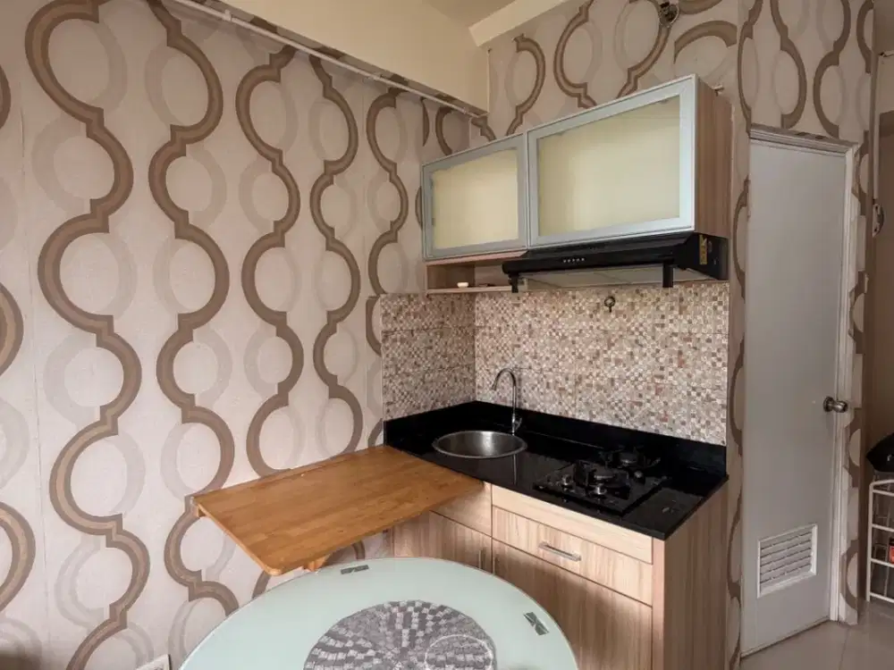 APARTEMEN GREEN PRAMUKA CITY 2 KAMAR FULL FURNISHED TOWER PENELOPE ATAS MALL TAHUNAN JAKARTA PUSAT