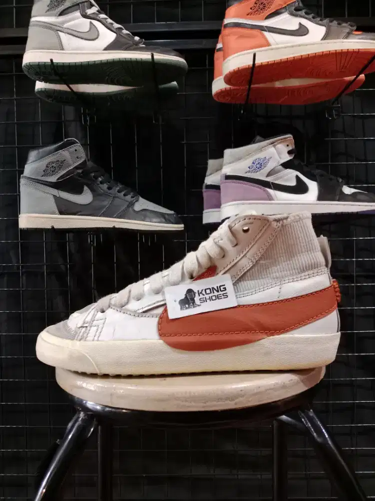 SEPATU BLAZR MID 77 JUMBO DARK RUSSET