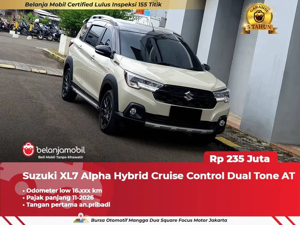 [ LOW KM 16RB ] Suzuki XL7 XL 7 Alpha Hybrid Dual Tone 2024/2025