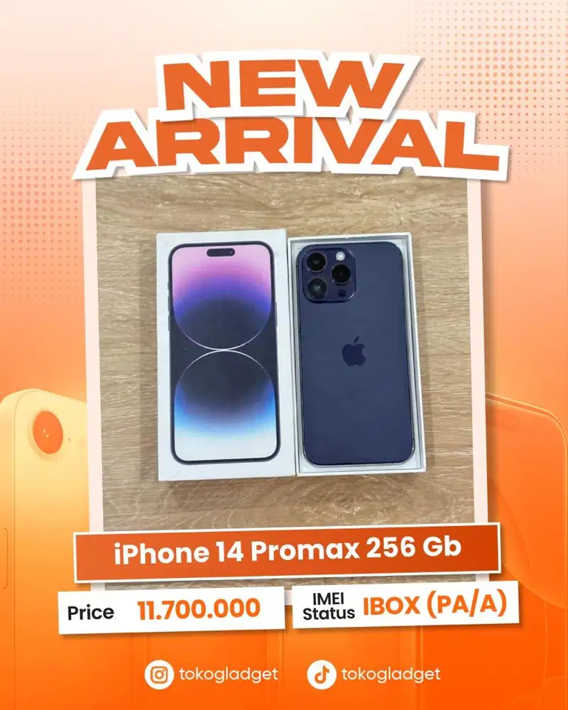 iPhone 14 Promax 256 Gb ex IBOX