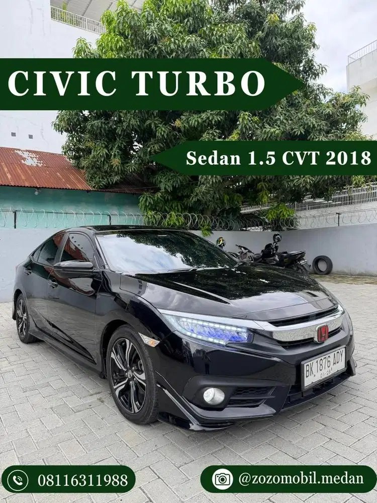 (Odo cm 40 rb) Honda Civic Turbo 1.5 CVT 2018