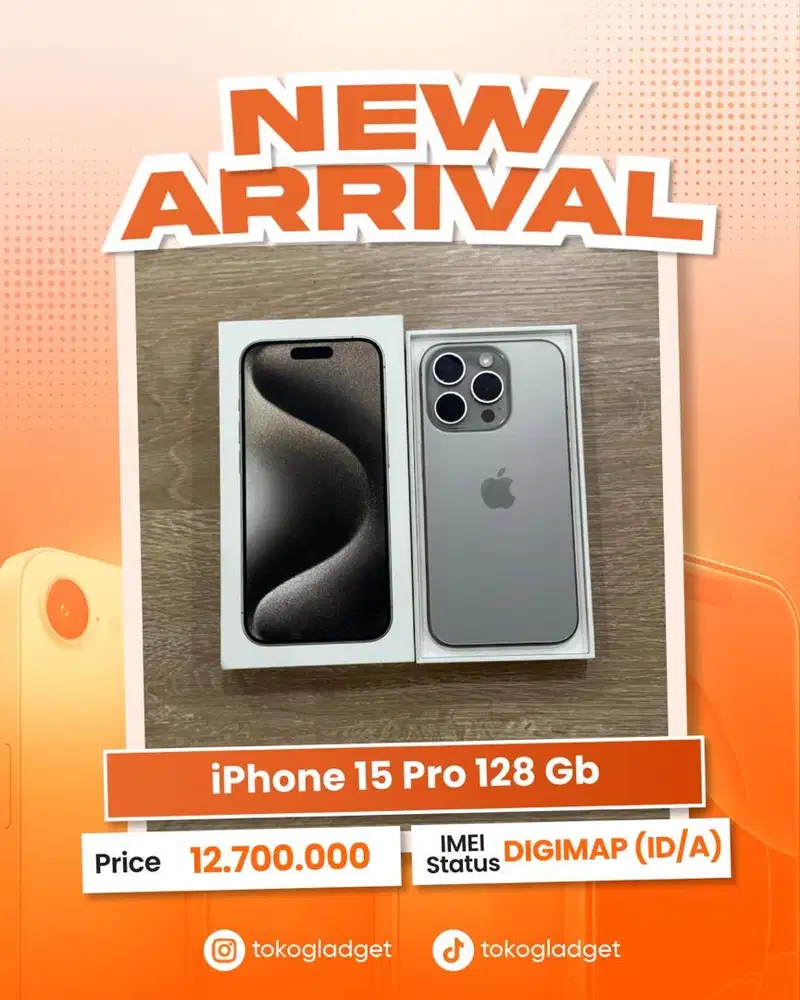 iPhone 15 Pro 128 Gb ex IBOX/DIGIMAP