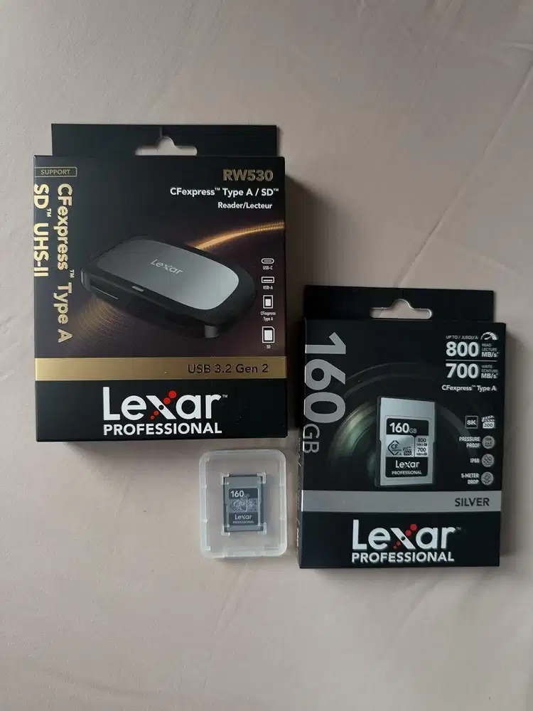 Lexar CFexpress Type A 160GB + Reader RW530 Gen 2 (Like New + Faktur)