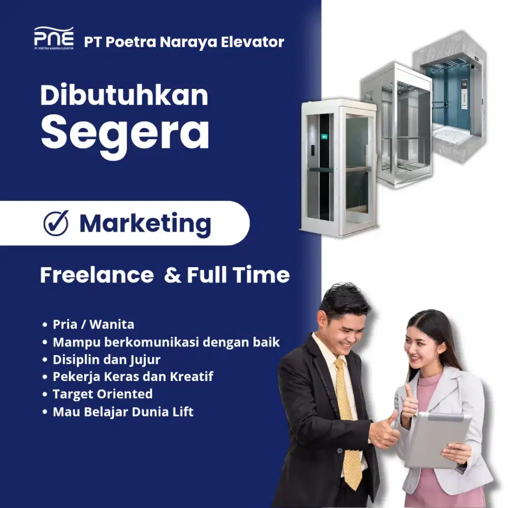 Lowongan Kerja Marketing Freelance & Full Time - Sleman Jogja