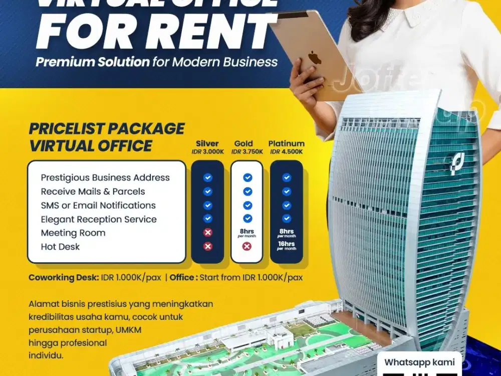 Service office Virtual office Pelindo tower Jakarta utara