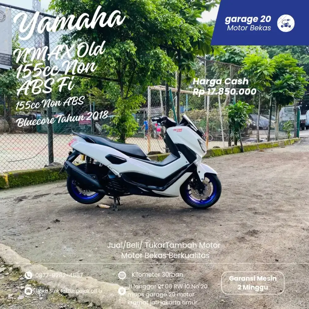 Yamaha nmax 155cc non abs blucore fi tahun 2018