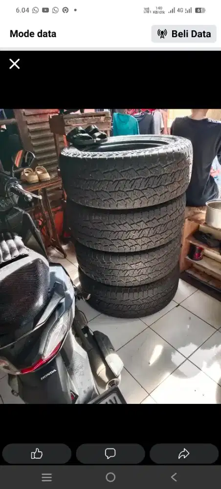 Ban seken fortuner ukuran 18 tahun 2021