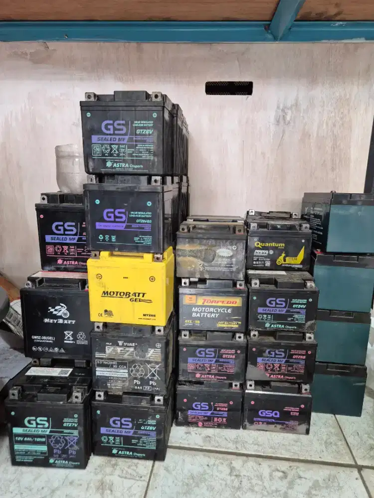 Menerima pembelian aki motor / mobil/selis/molis yg sudah mati