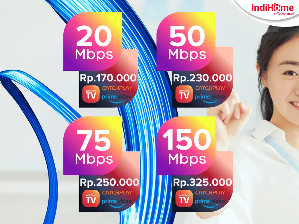 Pasang IndiHome Surabaya Pusat Diskon Aktif 80% Paket 20Mbps Ekonomis