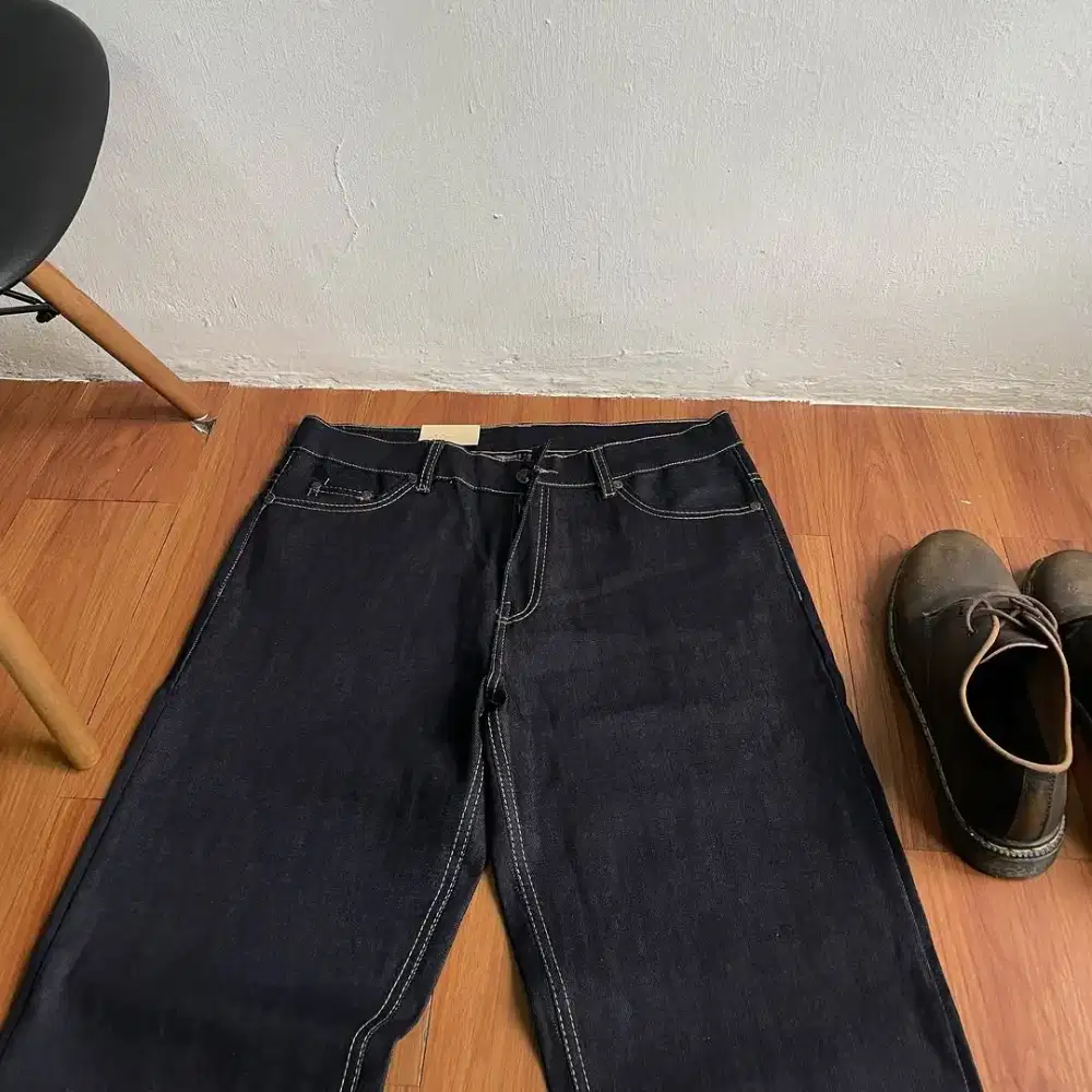 Celana Jeans Marlboro Blue Deep Indigo Size 33-34 Reguler Fit