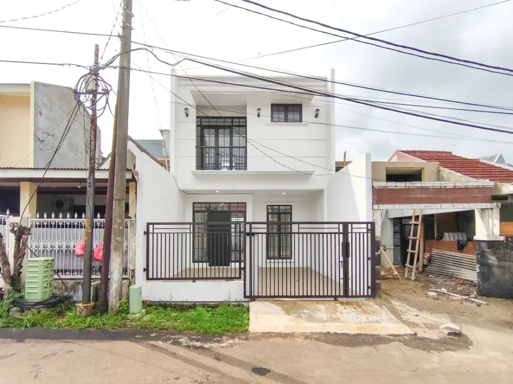 Rumah 2 Lantai 10 Mnt ke Stasiun Rawa Buntu LB 120 Hadap Utara J-39398
