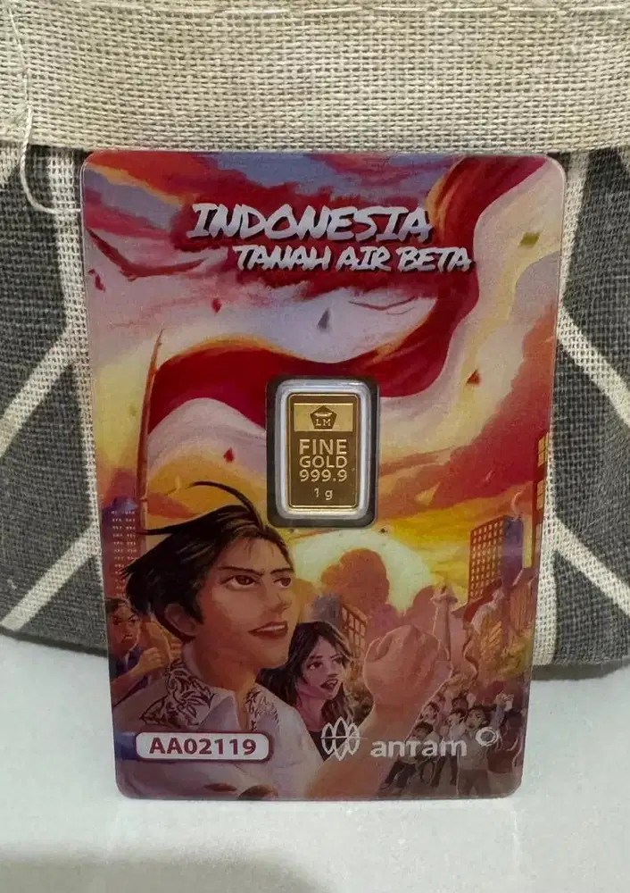 Emas ANTAM 1 gram edisi kemerdekaan