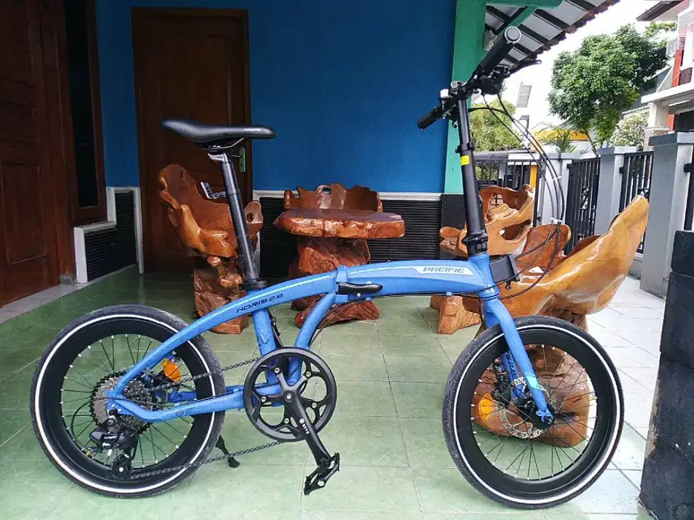 sepeda lipat pacific noris 2.8 rem hidrolik ukuran 20