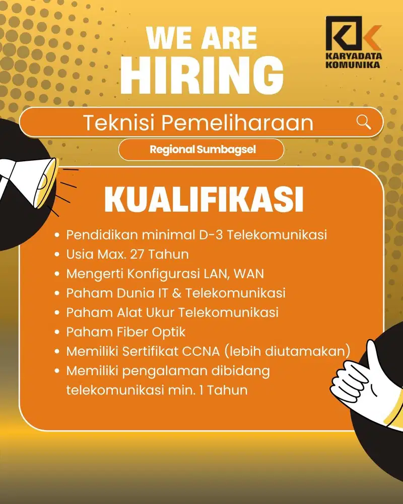 Teknisi Pemeliharaan (TS)