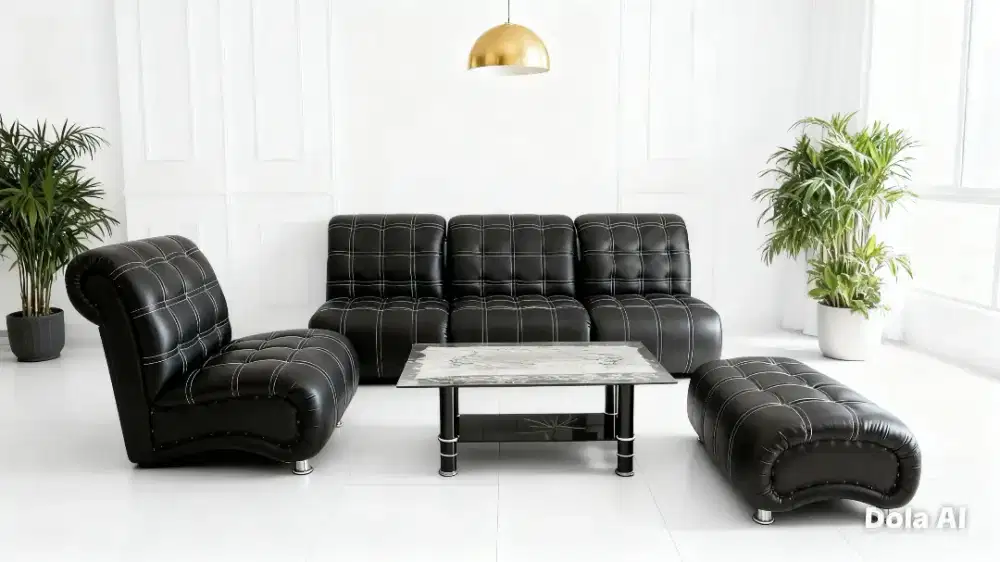 Sofa Tamu jok oscar + meja