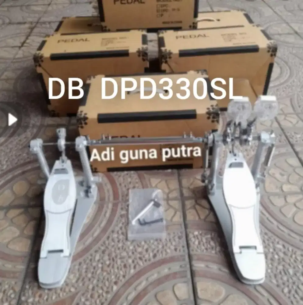 100%br TERMURAH DIRECT DRIVE DOUBLE PEDAL DRUM DB DPD330SL