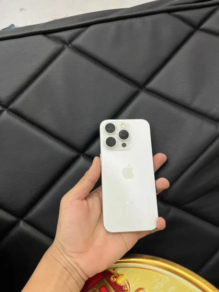 iphone 15pro 128 resmi ibox white titanium