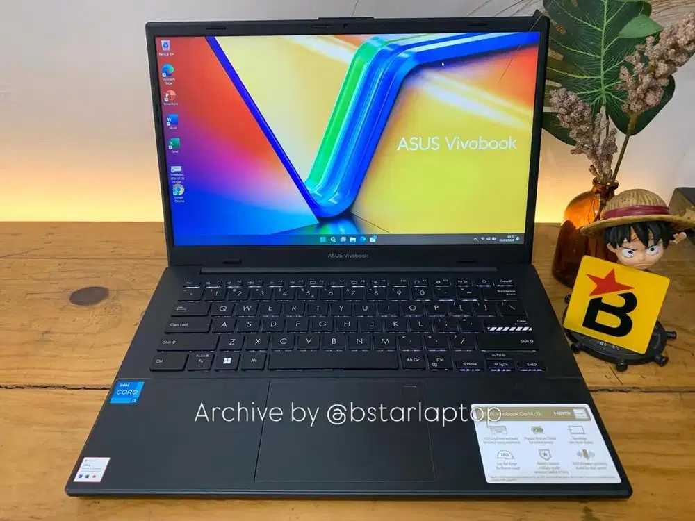 Laptop Asus Vivobook Go 14 Core i3-N305 RAM8/512 SSD Mulus Garansi ON