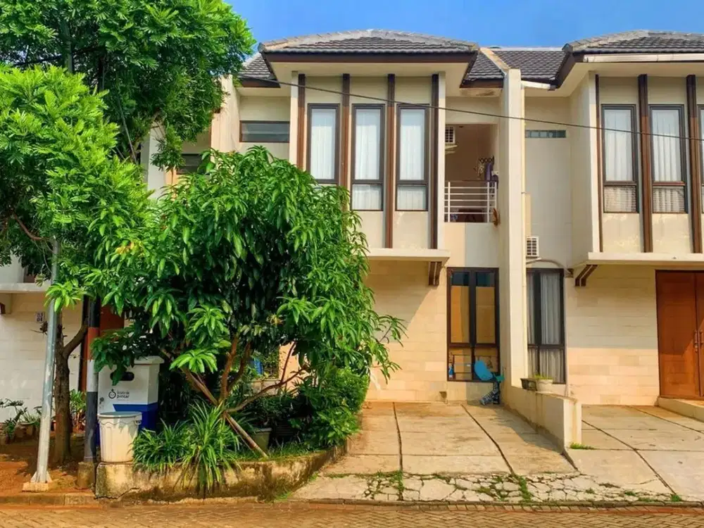 Rumah 2 Lt Asri 10 Mnt ke Mall Paradise Walk Serpong Bisa KPR J-40328