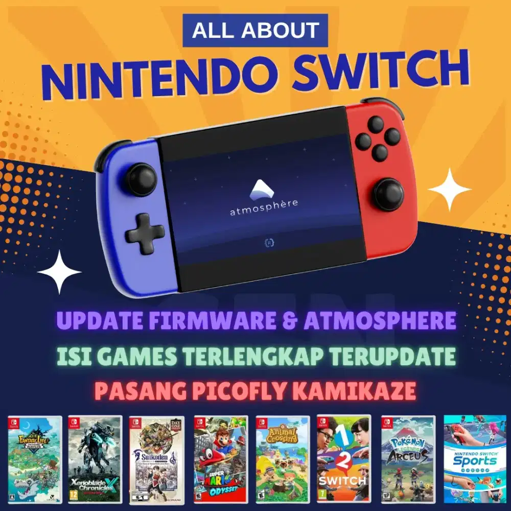 ISI GAMES NINTENDO SWITCH LENGKAP DAN MURAH