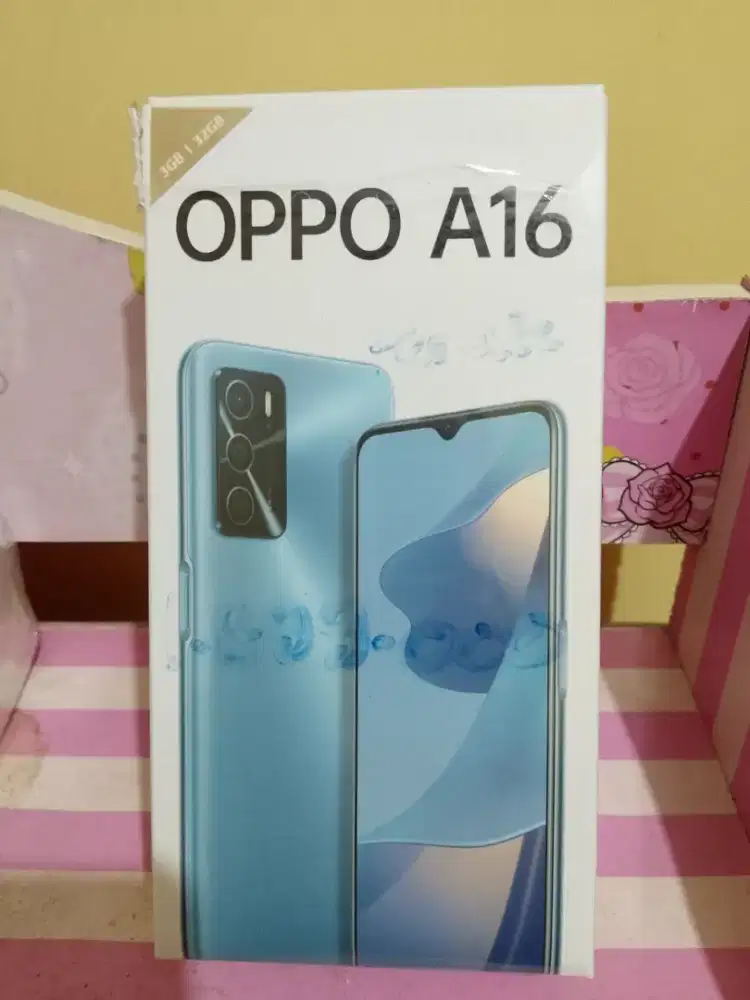 OPPO A16 , MULUS, MASIH BAGUS, RAM 3/32GB