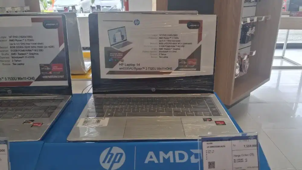 PROMO CICILAN RINGAN 15K/HARI HP NOTEBOOK R3 8/512 SILVER