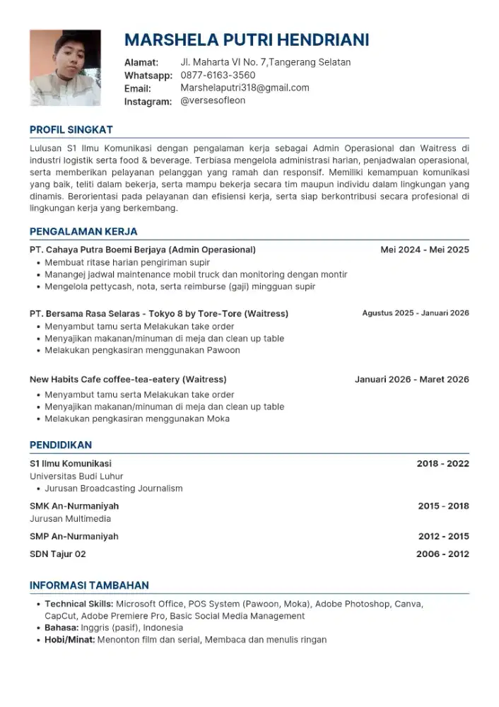 Mencari lowongan pekerjaan