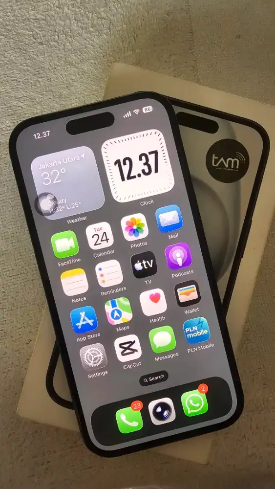 IPHONE 15 128 Hitam ( ibox )