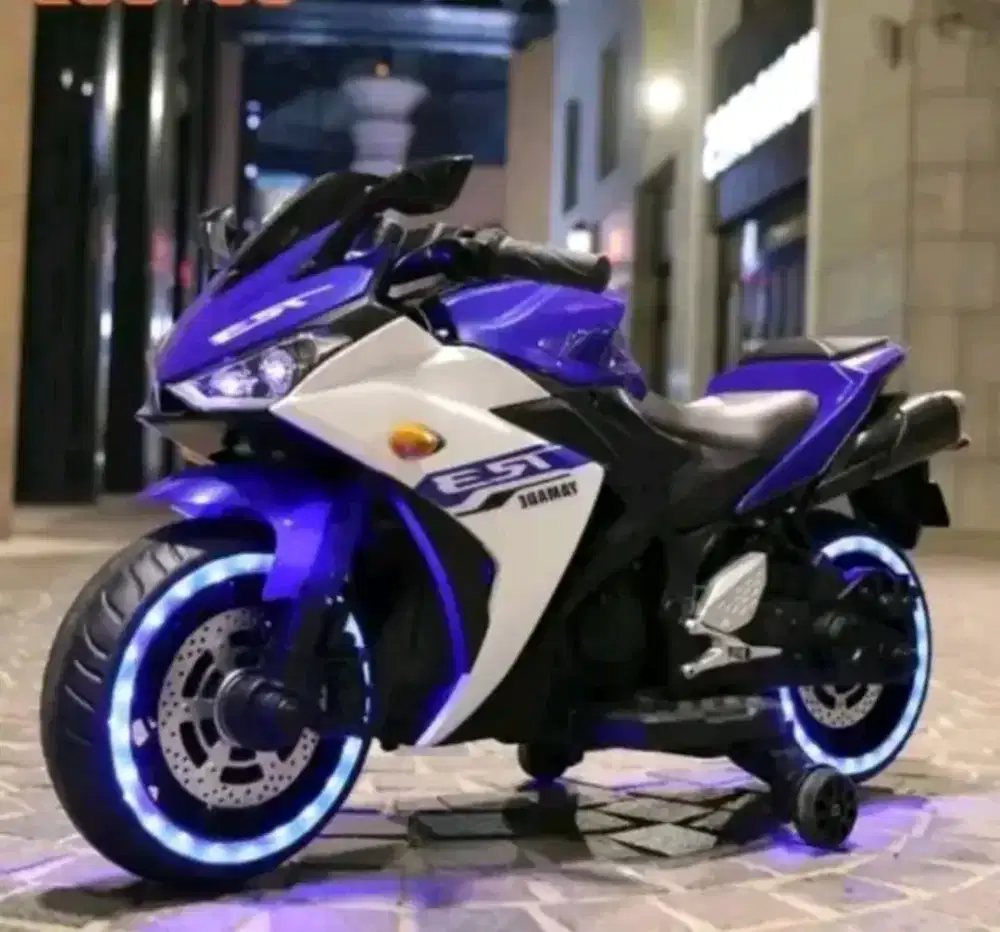 Motor Aki Ninja Warrior exotic sudah main gas tangan rem pijak pedal