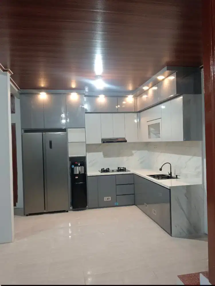 Kitchen set full plafon dapur impian