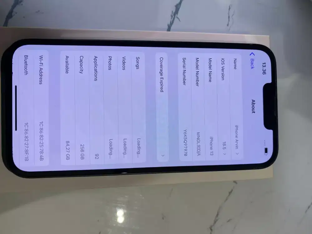 iPhone 13 ibox ram 256