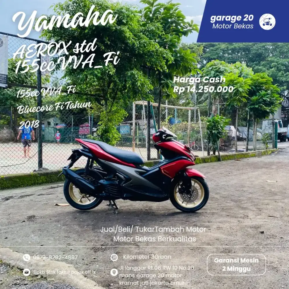 Yamaha aerox old 155cc modif vva fi tahun 2021