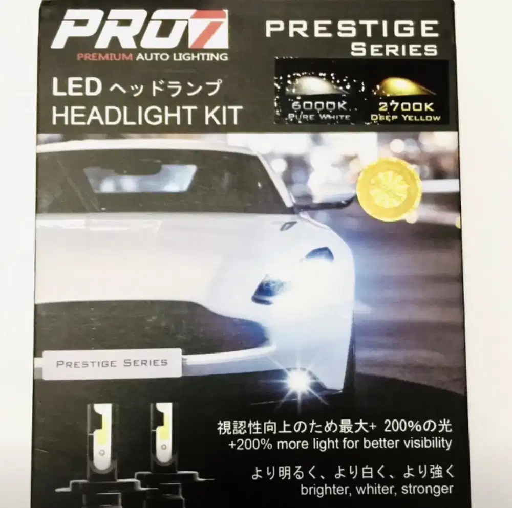 Foglamp LED PRO7 Prestige Series H8/H11/H16