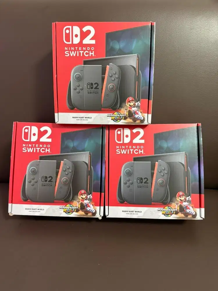 Nintendo switch 2 bundle mario kart new/baru